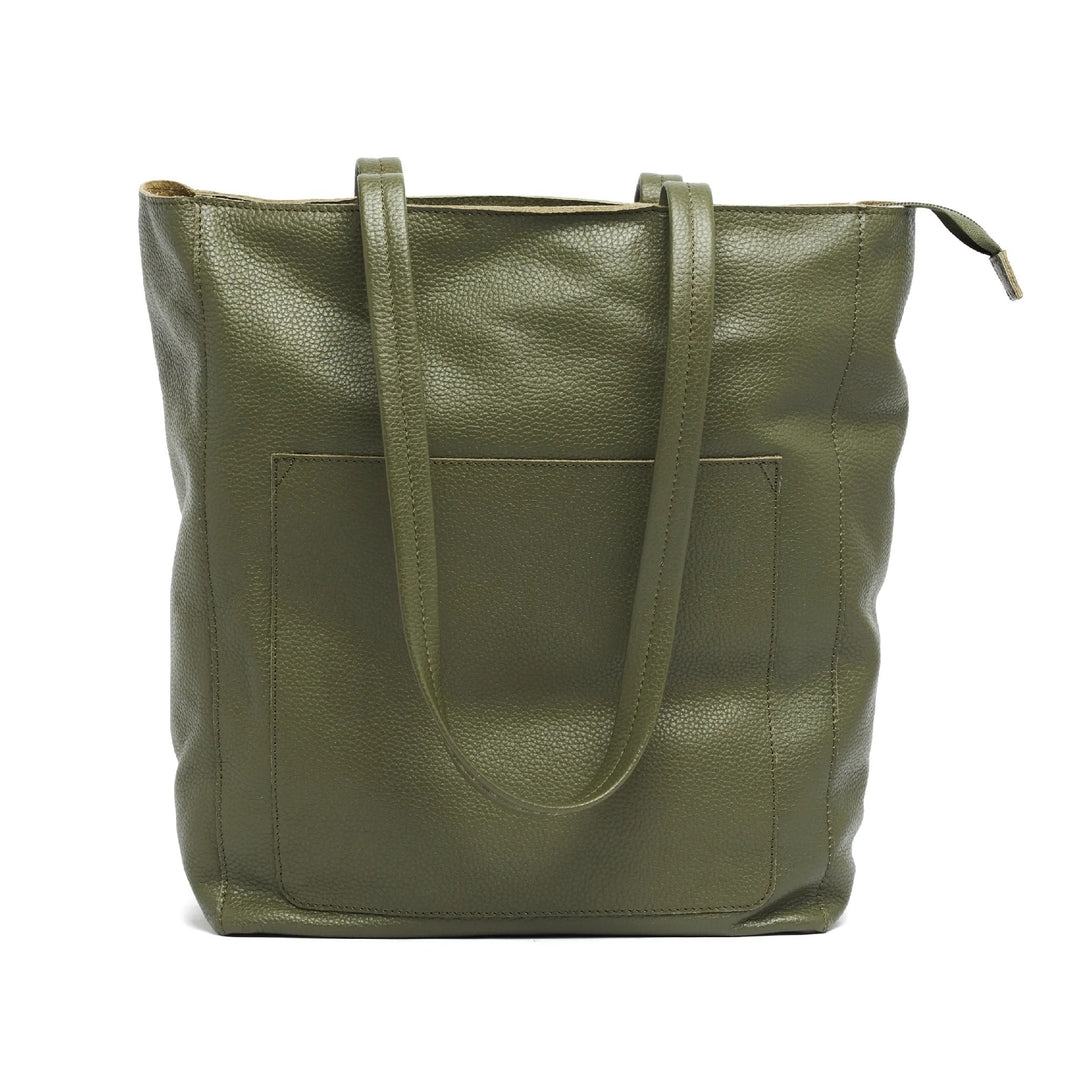 RUGGED HIDE LAUREL SHOPPER BAG GREEN