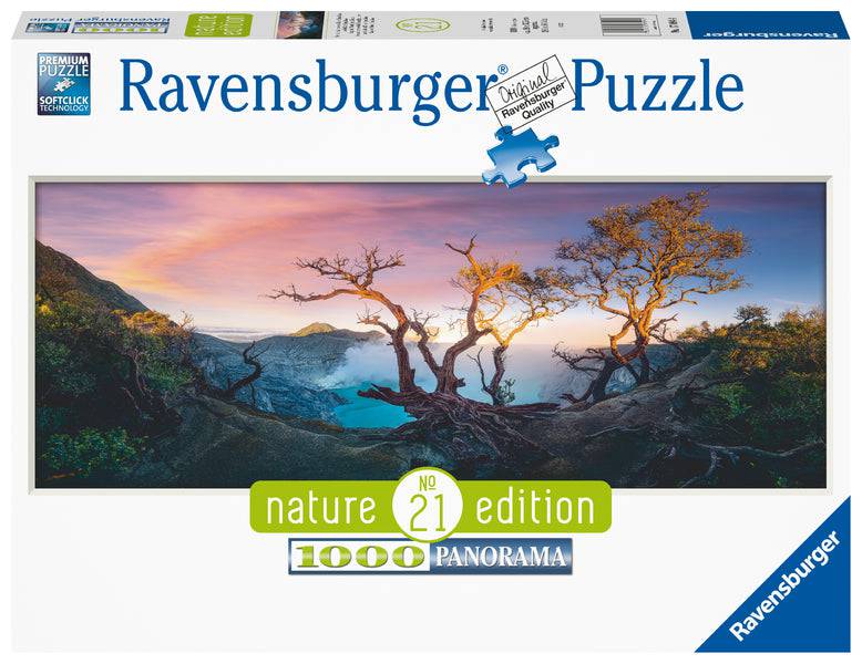 RAVENSBURGER JIGSAW PUZZLE 1000PC ACID LAKE AT MOUNT IJEN JAVA