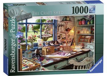 RAVENSBURGER JIGSAW PUZZLE 1000PC THE CRAFT SHED NO. 1