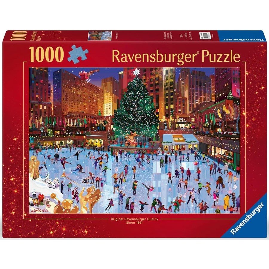 RAVENSBURGER JIGSAW PUZZLE 1000PC ROCKEFELLER CENTER JOY