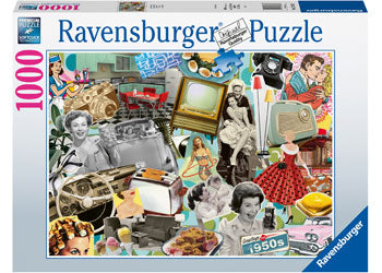 RAVENSBURGER JIGSAW PUZZLE 1000PC THE 50s