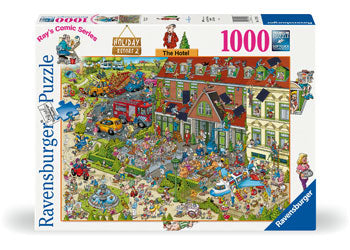 RAVENSBURGER JIGSAW PUZZLE 1000PC HOLIDAY RESORT 2 THE HOTEL