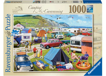 RAVENSBURGER JIGSAW PUZZLE 1000PC LEISURE DAYS NO5 CAMPING