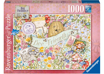 RAVENSBURGER JIGSAW PUZZLE 1000PC BEE FRIENDLY