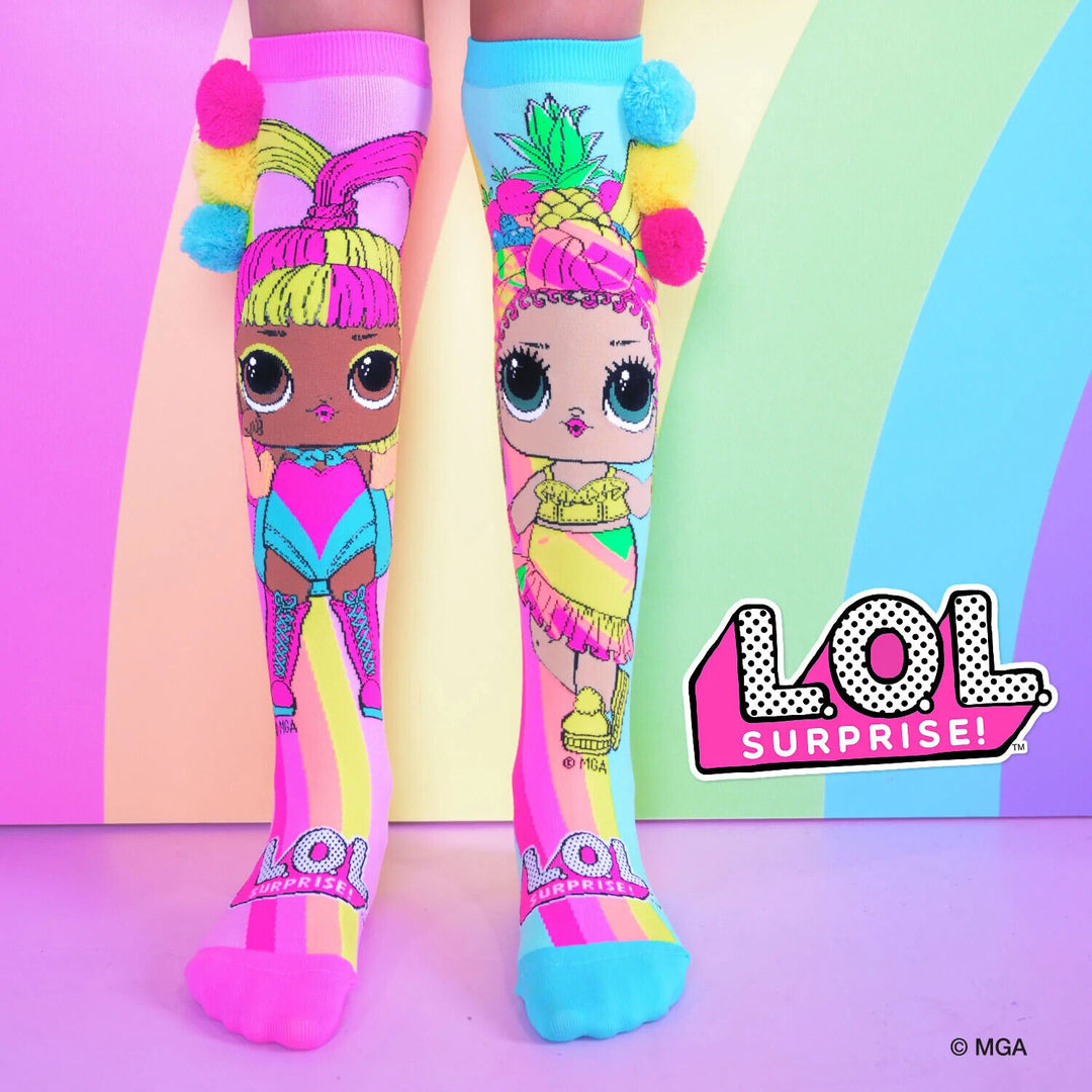 MADMIA LOL CHICA & GLOW SOCKS AGES 3-5