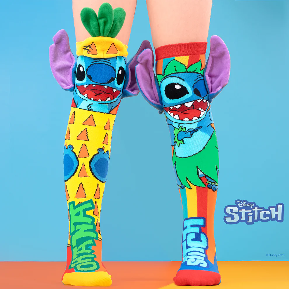 MAD MIA STITCH PINEAPPLE SOCKS AGES 6-99