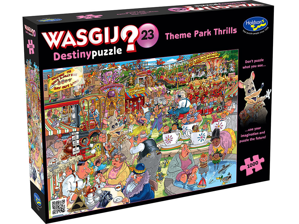WASGIJ DESTINY #23 THEME PARK THRILLS 1000 PIECE PUZZLE