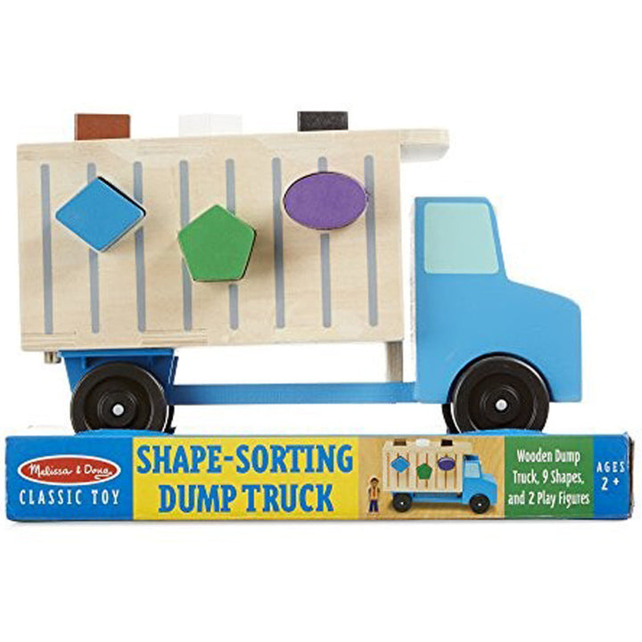 MELISSA & DOUG SHAPE SORTING DUMP TRUCK