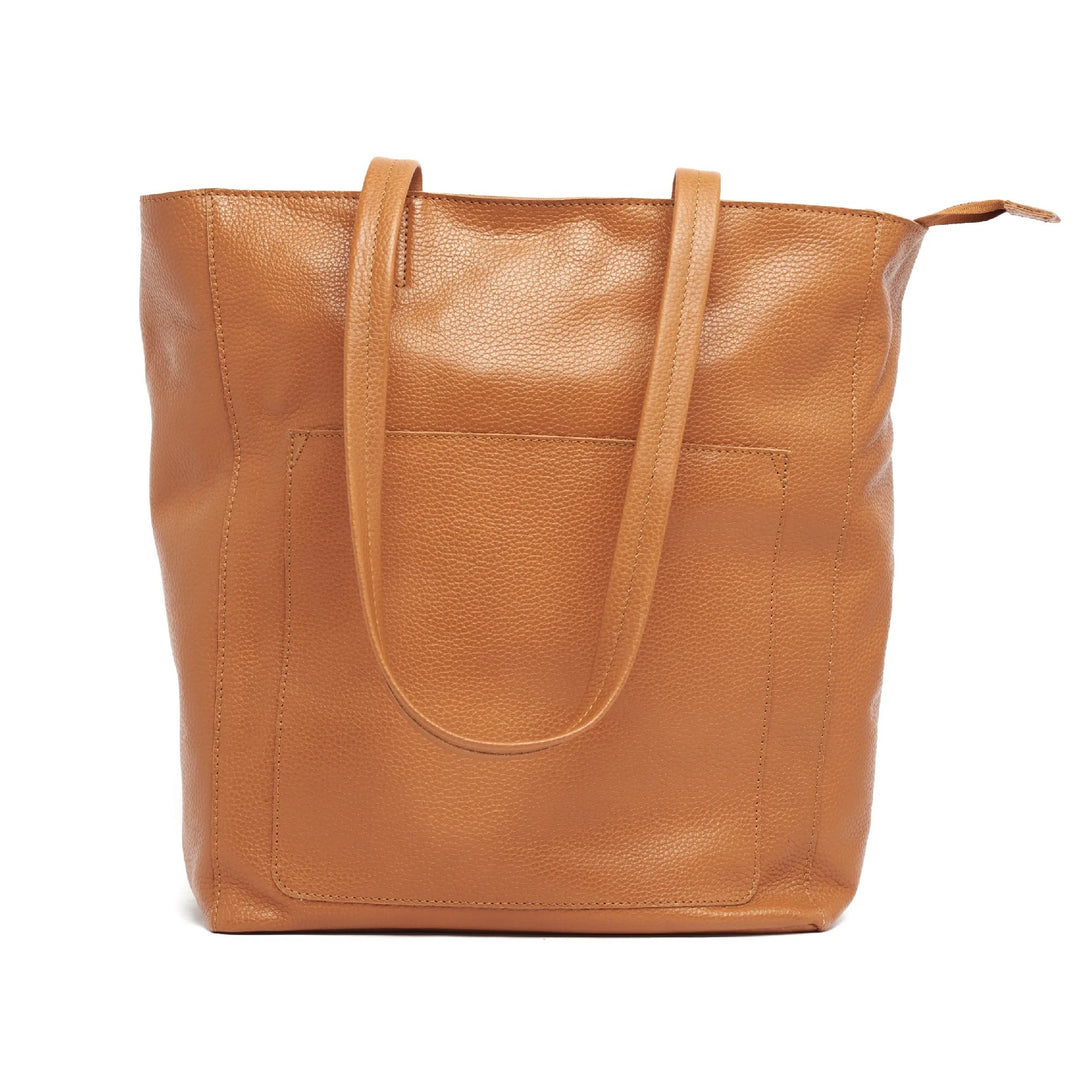 RUGGED HIDE LAUREL SHOPPER BAG TAN