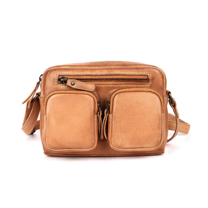 RUGGED HIDE BURNIE LADIES HANDBAG SAND