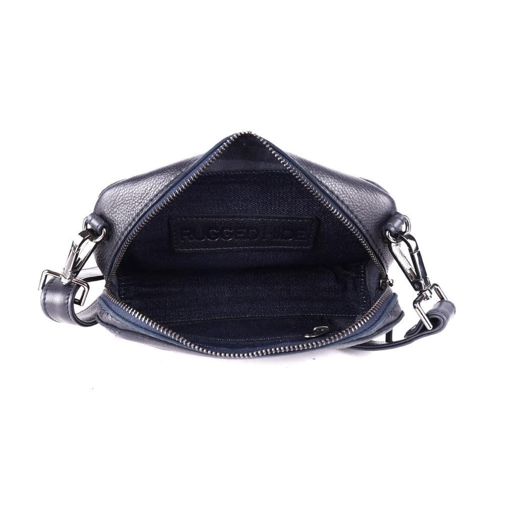 RUGGED HIDE ILUKA LADIES HANDBAG NAVY