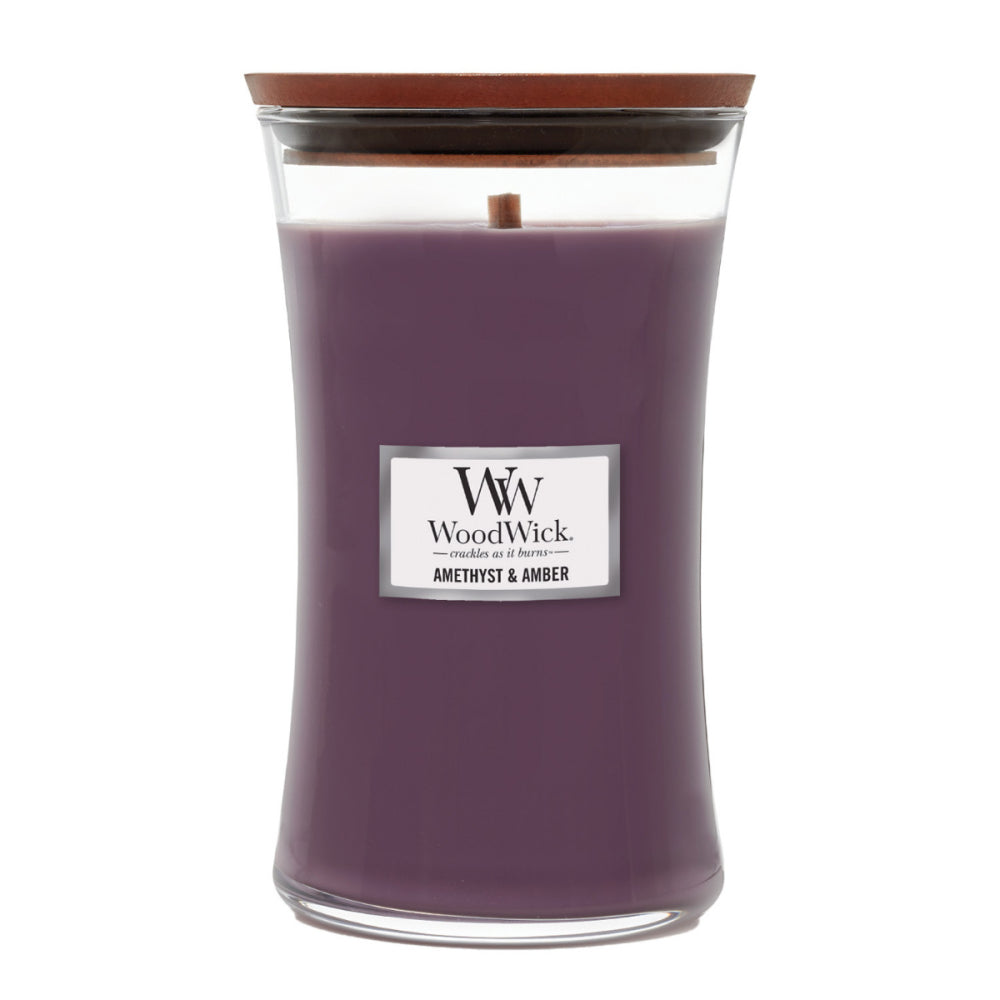 WOODWICK LGE AMETHYST & AMBER