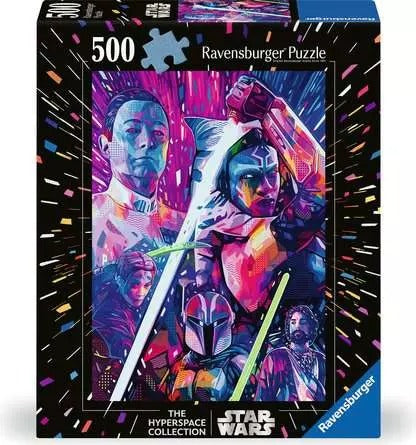 RAVENSBURGER JIGSAW PUZZLE 500PC STAR WARS THE HYPERSPACE COLLECTION AHSOKA