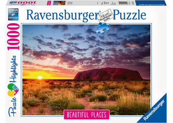 RAVENSBURGER JIGSAW PUZZLE 1000PC AYERS ROCK AUSTRALIA