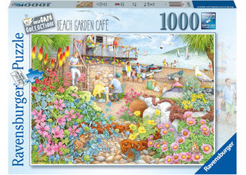 RAVENSBURGER JIGSAW PUZZLE 1000PC BEACH GARDEN CAFE