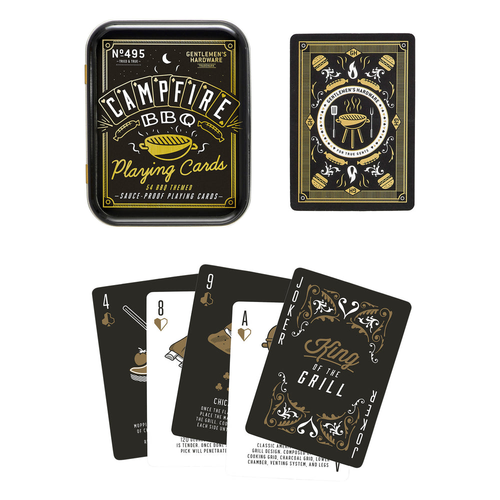 GENTLEMENS HARDWARE CAMPFIRE BBQ PLAYING CARDS