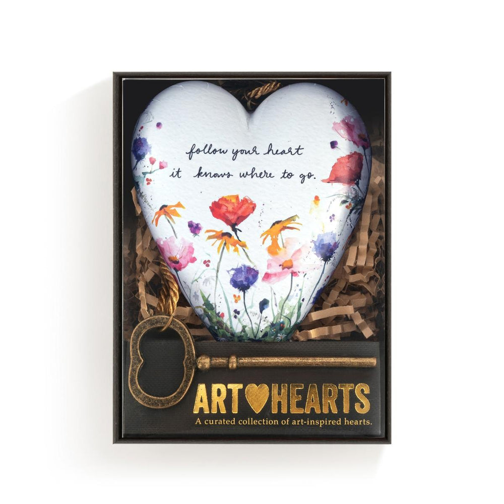 ART HEARTS WILDFLOWERS