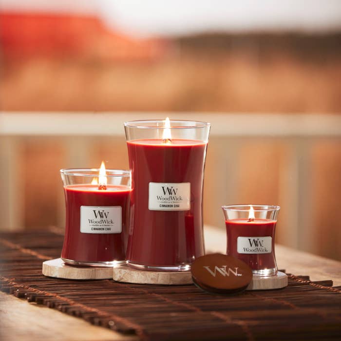 WOODWICK LGE CINNAMON CHAI