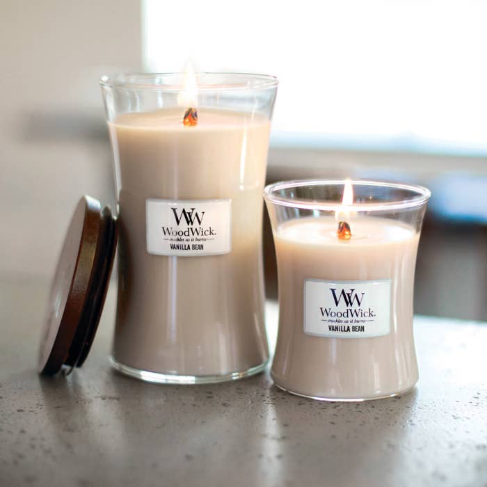 WOODWICK LGE VANILLA BEAN 