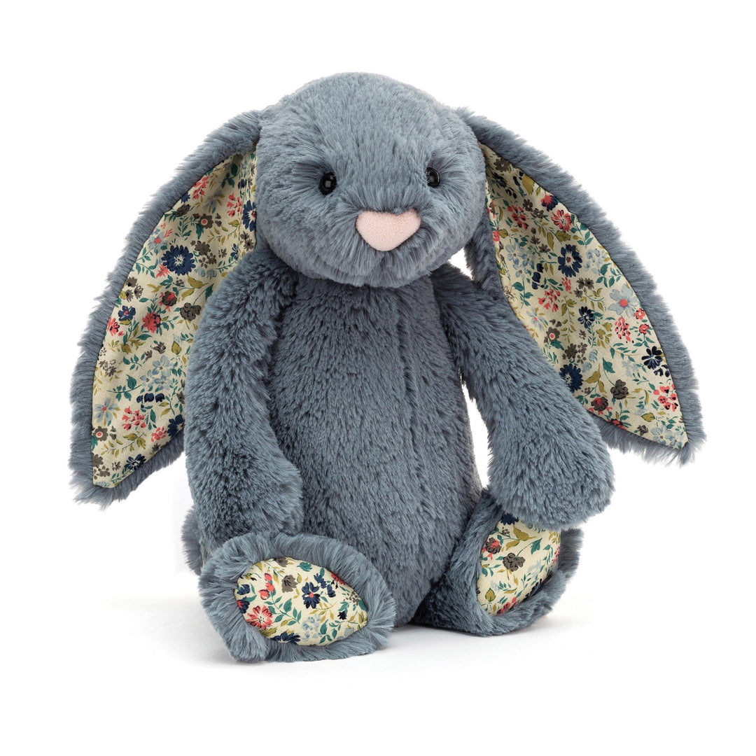 JELLYCAT BLOSSUM BUNNY DUSKY BLUE (MED)