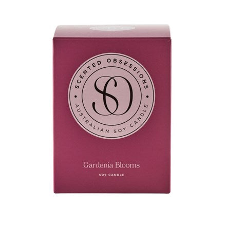 BRAMBLE BAY SCENTED OBSESSIONS SOY CANDLE GARDENIA BLOOMS