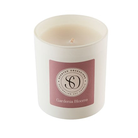 BRAMBLE BAY SCENTED OBSESSIONS SOY CANDLE GARDENIA BLOOMS