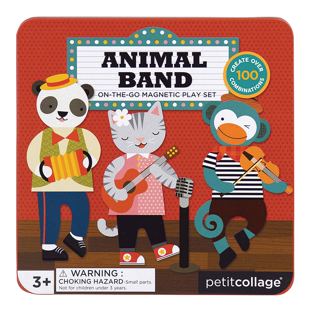 PETITE COLLAGE MAGNETIC PLAY SET ANIMAL BAND