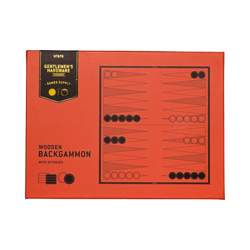 GENTLEMENS HARDWARE CHECKERS BACKGAMMON GAME