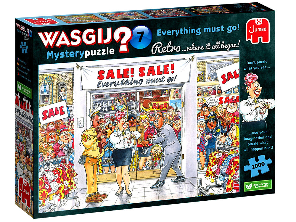 WASGIJ MYSTERY #7 EVERYTHING MUST GO 1000 PIECE PUZZLE