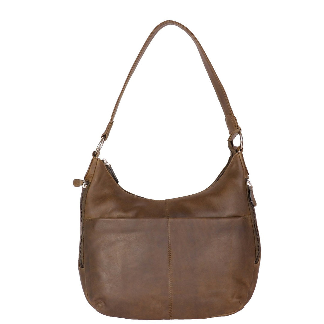 CENZONI LADIES LEATHER BAG OPTC03GR