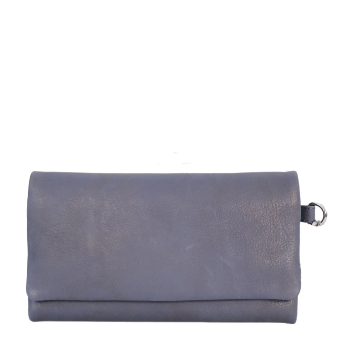 CENZONI LADIES LEATHER WALLET ZWLLW03 NAVY