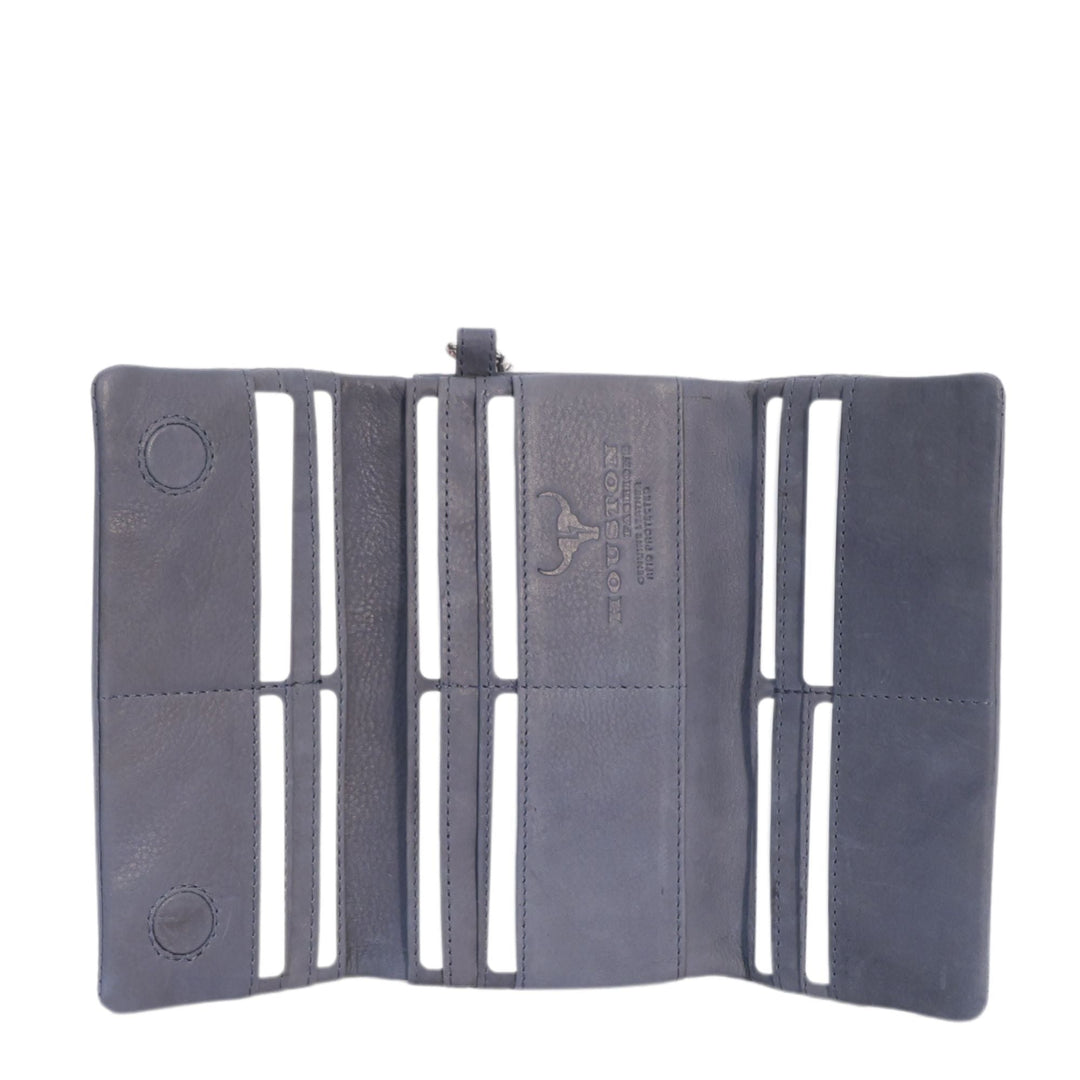 CENZONI LADIES LEATHER WALLET ZWLLW03 NAVY