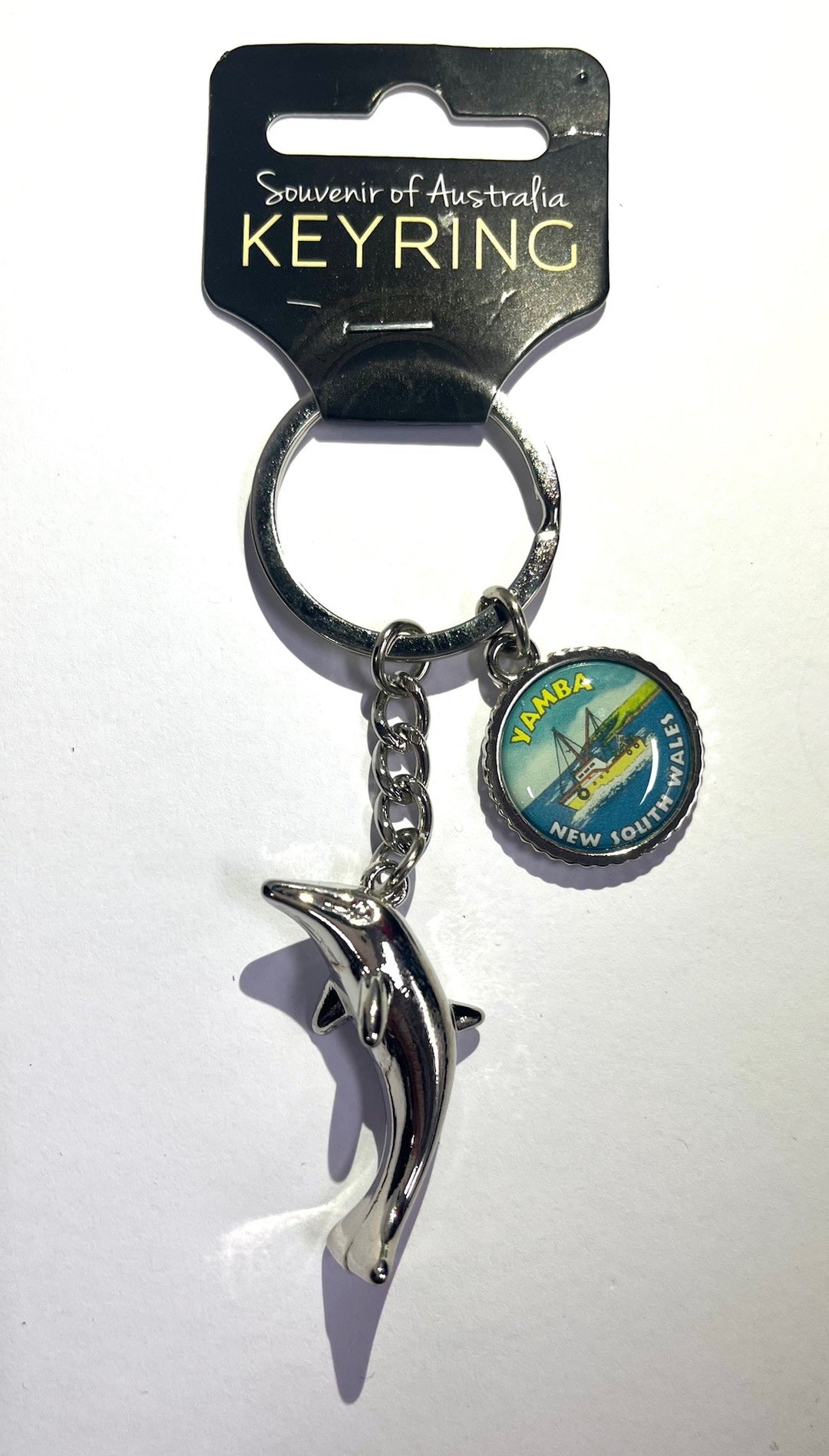 YAMBA SOUVENIR KEYRING DOLPHIN