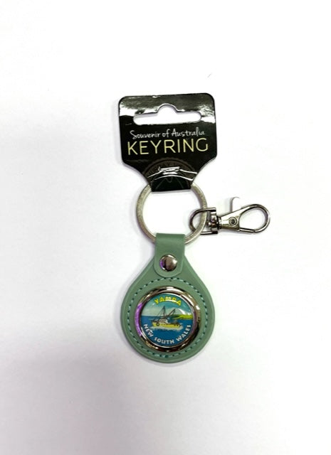 YAMBA SOUVENIR KEY RING TRAWLER WITH BELT CLIP