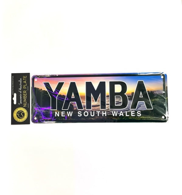 YAMBA NUMBERPLATE