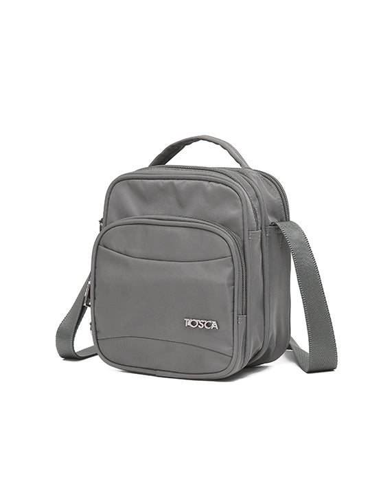 TOSCA ANTI THEFT SHOULDER BAG GREY TCA955B 