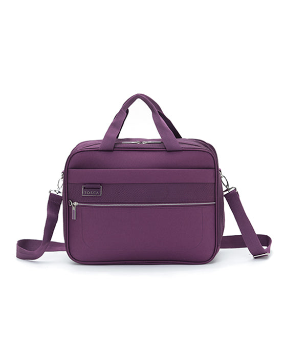 TOSCA VEGA CABIN TOTE BAG PLUM