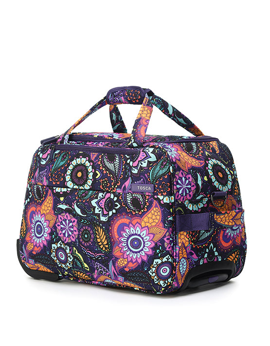 TOSCA SO-LITE CABIN WHEEL BAG PAISLEY 