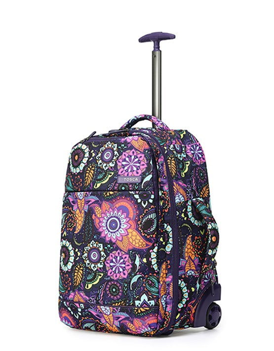 TOSCA SO-LITE TROLLEY BACKPACK PAISLEY