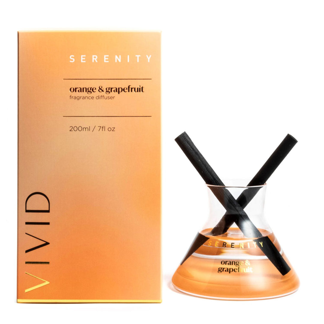 SERENITY VIVID FRAGRANCE DIFFUSER ORANGE GRAPEFRUIT