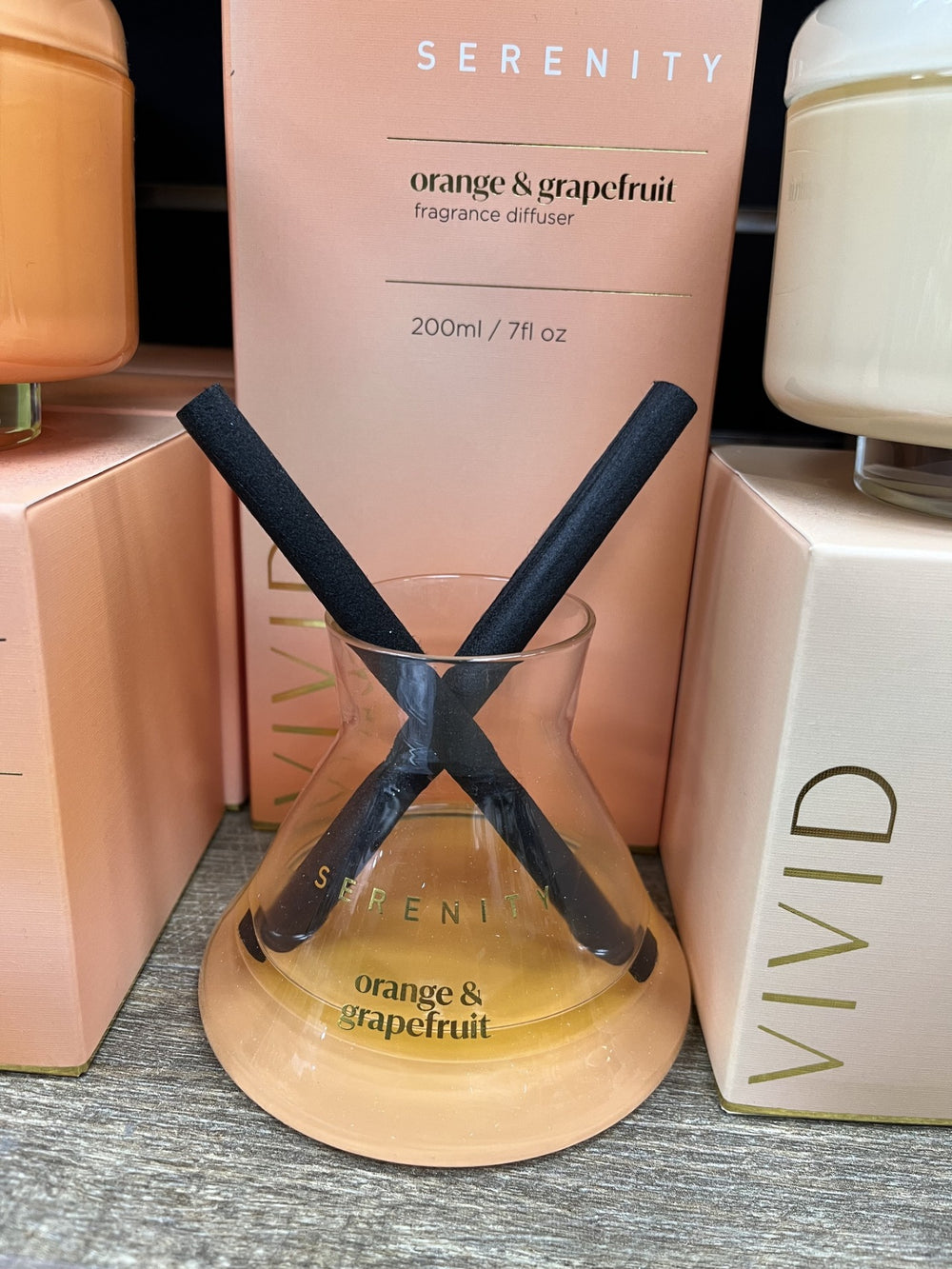 SERENITY VIVID FRAGRANCE DIFFUSER ORANGE GRAPEFRUIT