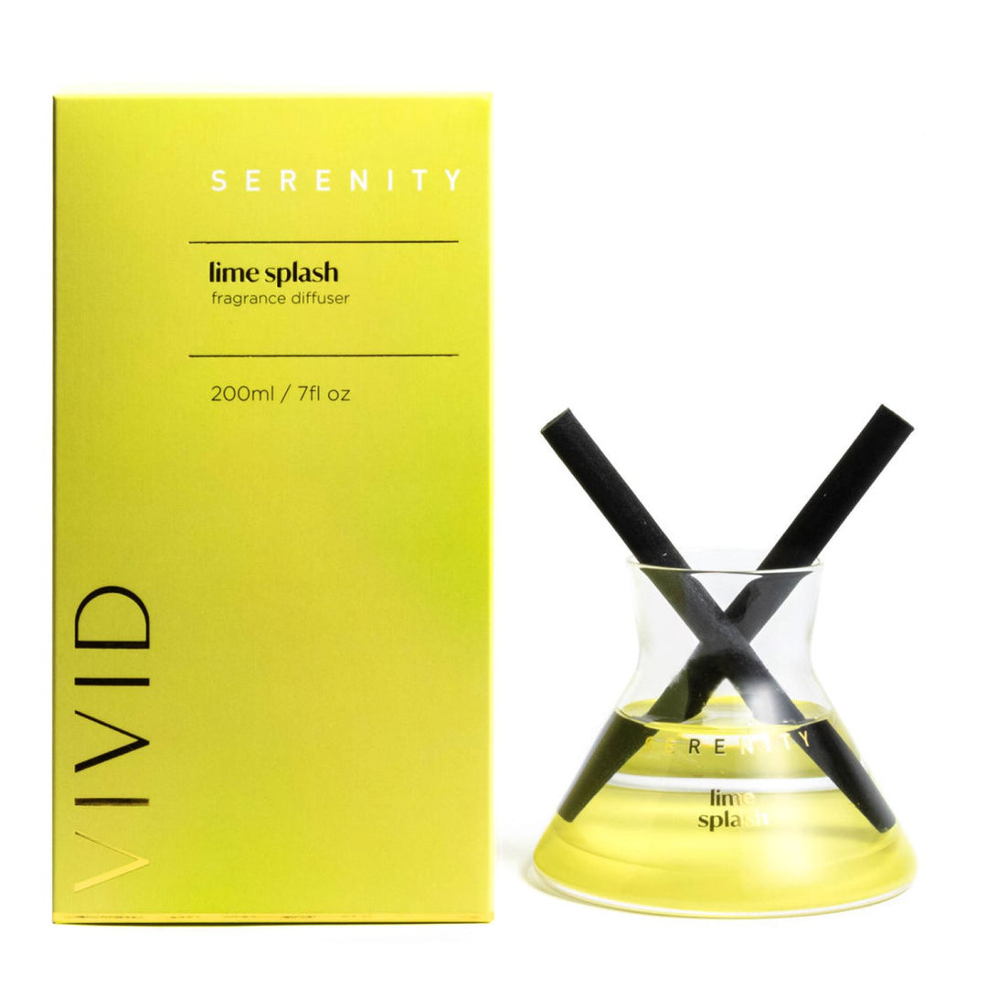 SERENITY VIVID FRAGRANCE DIFFUSER LIME SPLASH