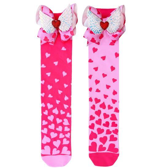 MADMIA HEART & BOWS SOCKS AGES 3-5