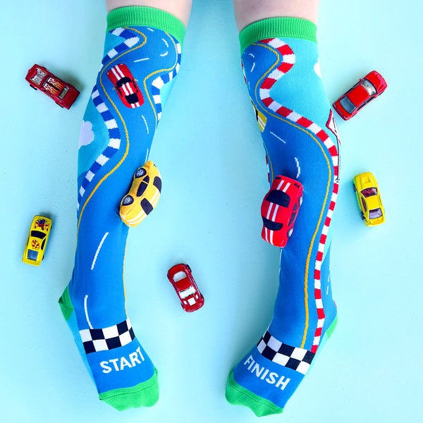 MADMIA RACING CARS SOCKS AGES 6-99