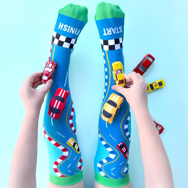 MADMIA RACING CARS SOCKS AGES 6-99