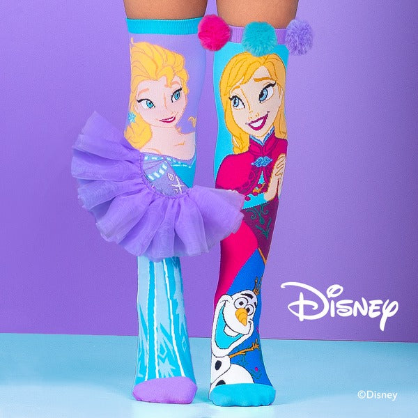 MADMIA ELSA & ANNA FROZEN SOCKS TODDLER AGES 3-5