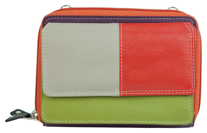 ATLAS MEGA WALLET PHONE BAG - ORANGE/MULTI