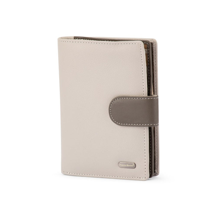 ATLAS LADIES WALLET/REMOVABLE CARD HOLDER BONE MULTI