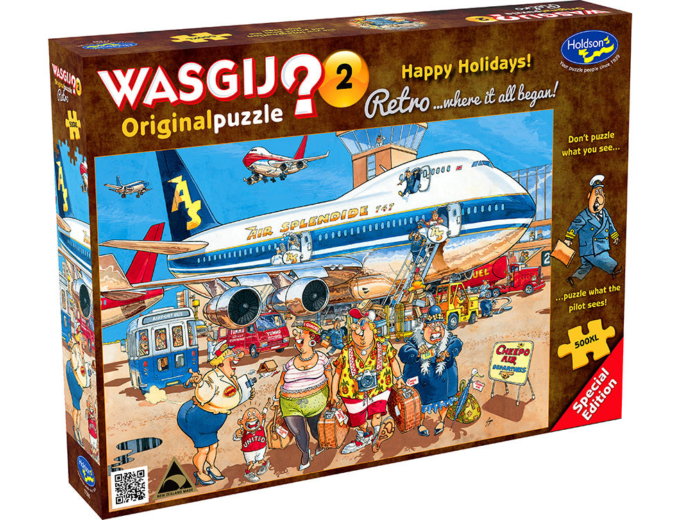 WASGIJ RETRO ORIGINAL #2 HAPPY HOLIDAYS 500 PIECE PUZZLE