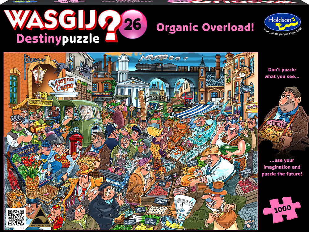 WASGIJ DESTINY #26 ORGANIC OVERLOAD 1000 PIECE PUZZLE